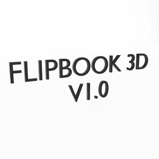 Flipbook 3D New 1.0 Update Blender Addon