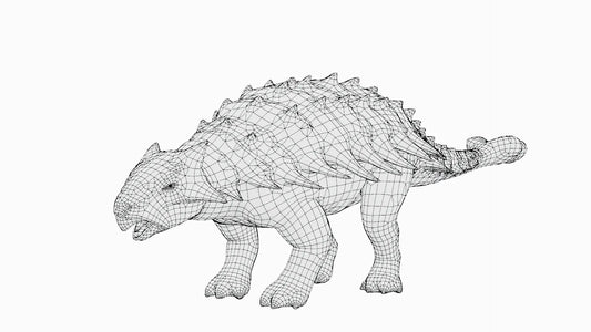 Ankylosaurus Basemesh 3D Model Free Download