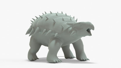 Ankylosaurus Rigged Basemesh 3D Model