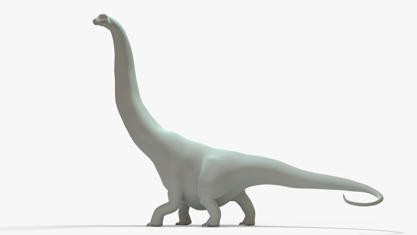 Argentinosaurus Rigged Basemesh 3D Model