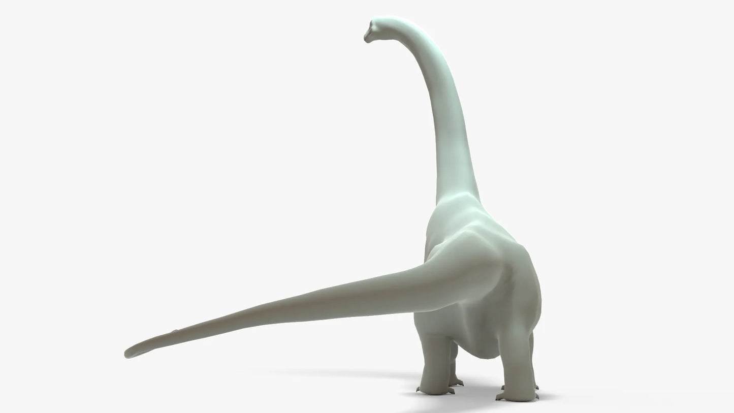 Argentinosaurus Rigged Basemesh 3D Model