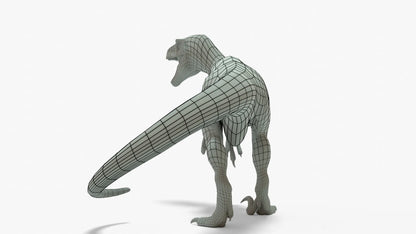 Atrociraptor Rigged Basemesh 3D Model