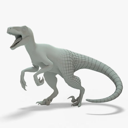 Atrociraptor Rigged Basemesh 3D Model