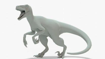 Atrociraptor Rigged Basemesh 3D Model