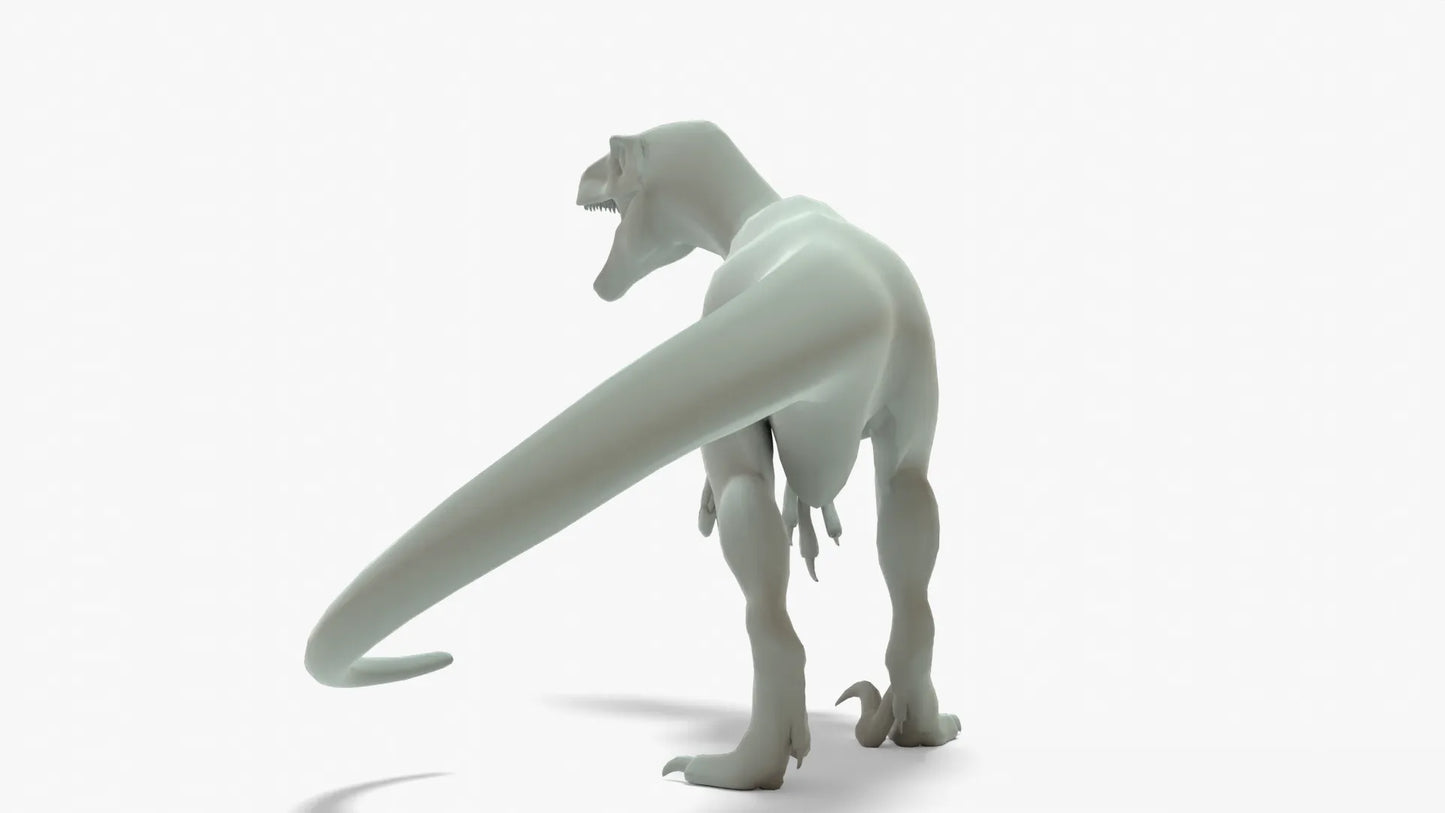 Atrociraptor Rigged Basemesh 3D Model