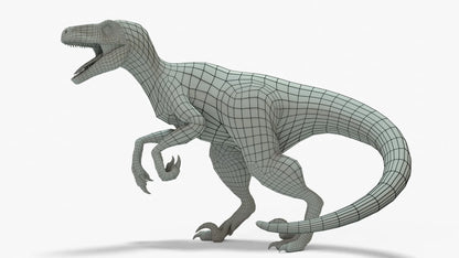 Atrociraptor Rigged Basemesh 3D Model