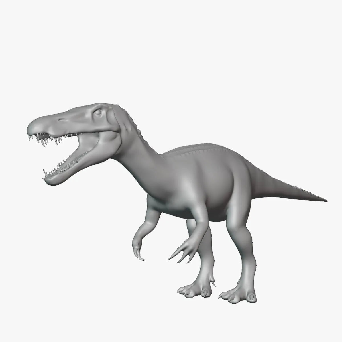 Baryonyx Basemesh 3D Model Free Download