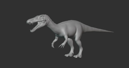 Baryonyx Basemesh 3D Model Free Download