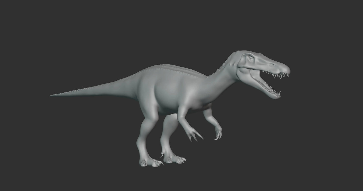 Baryonyx Basemesh 3D Model Free Download