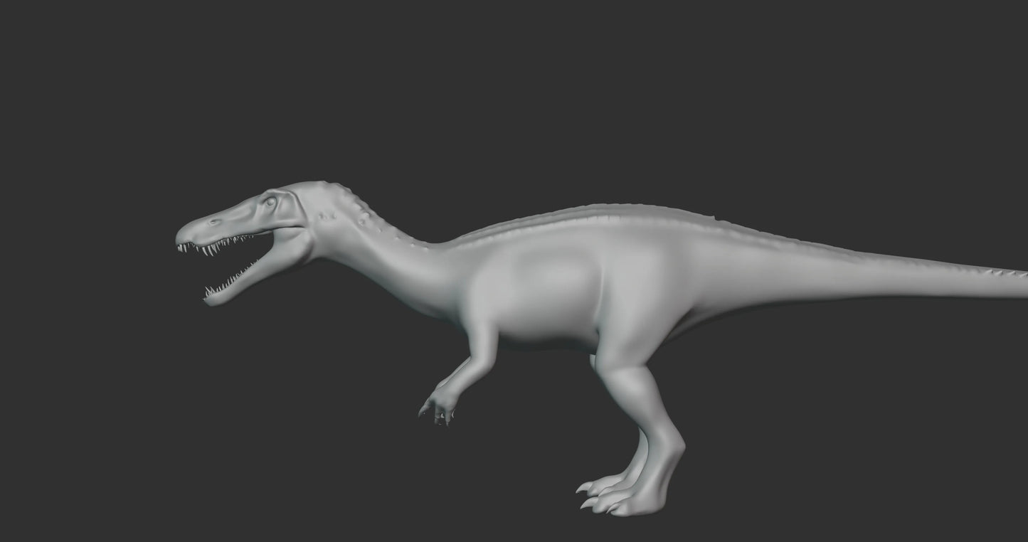 Baryonyx Basemesh 3D Model Free Download