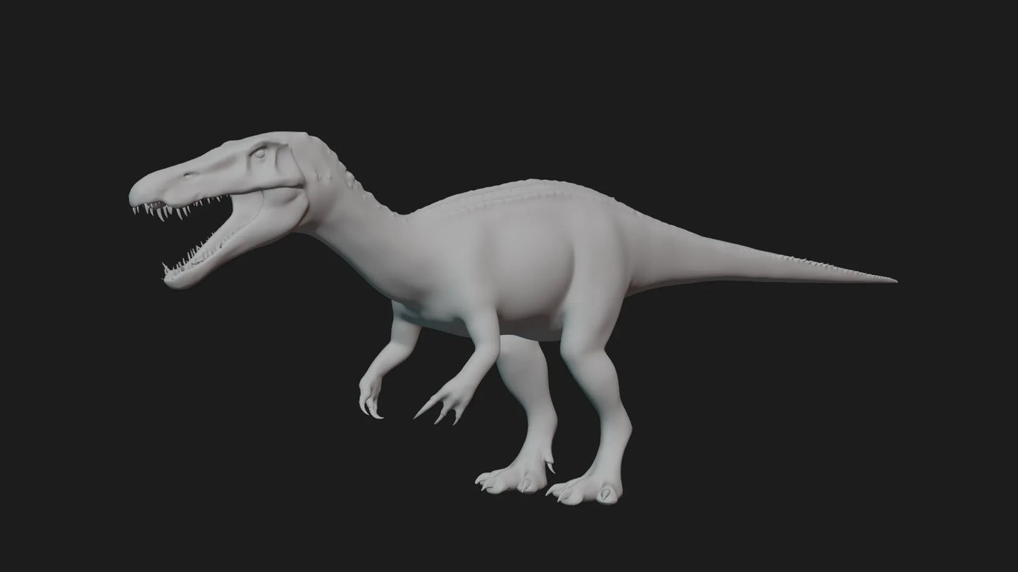 Baryonyx Basemesh 3D Model Free Download