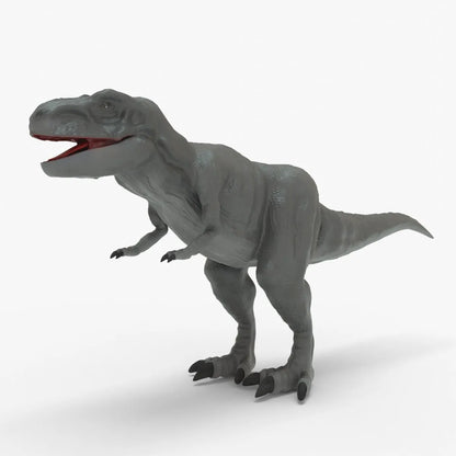 Low-poly Black T-Rex 3D Model | Tyrannosaurus Rex