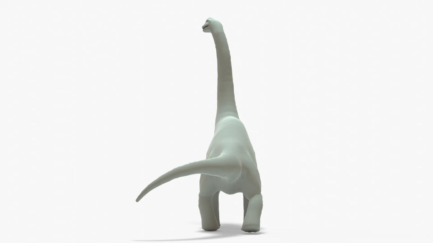 Brachiosaurus Rigged Basemesh 3D Model