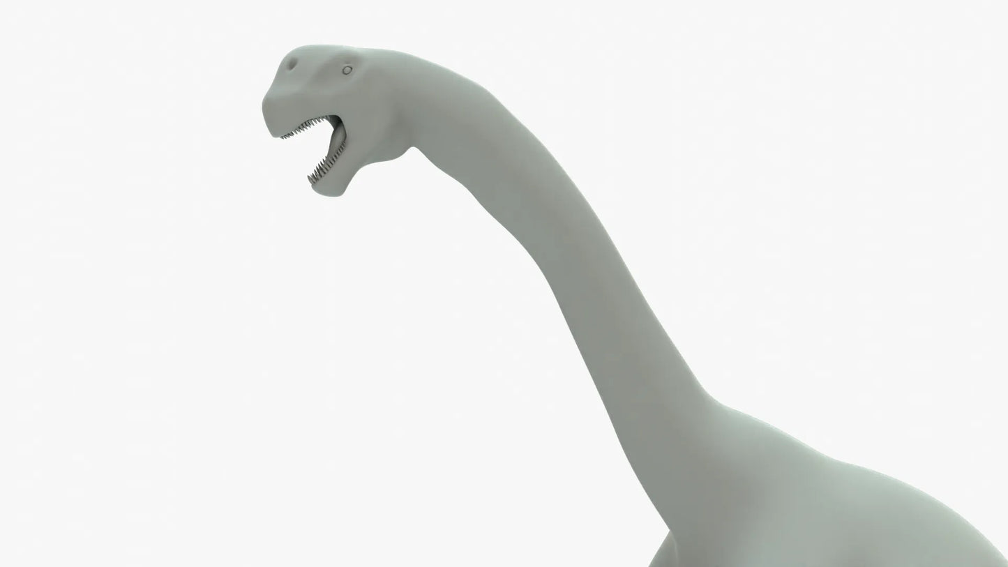 Camarasaurus 3D Model Rigged Basemesh