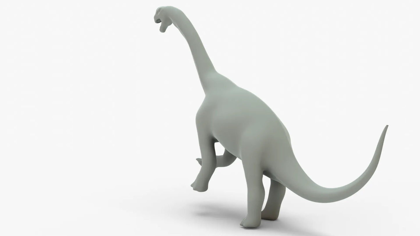 Camarasaurus 3D Model Rigged Basemesh