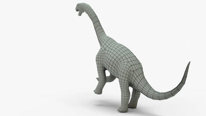 Camarasaurus 3D Model Rigged Basemesh