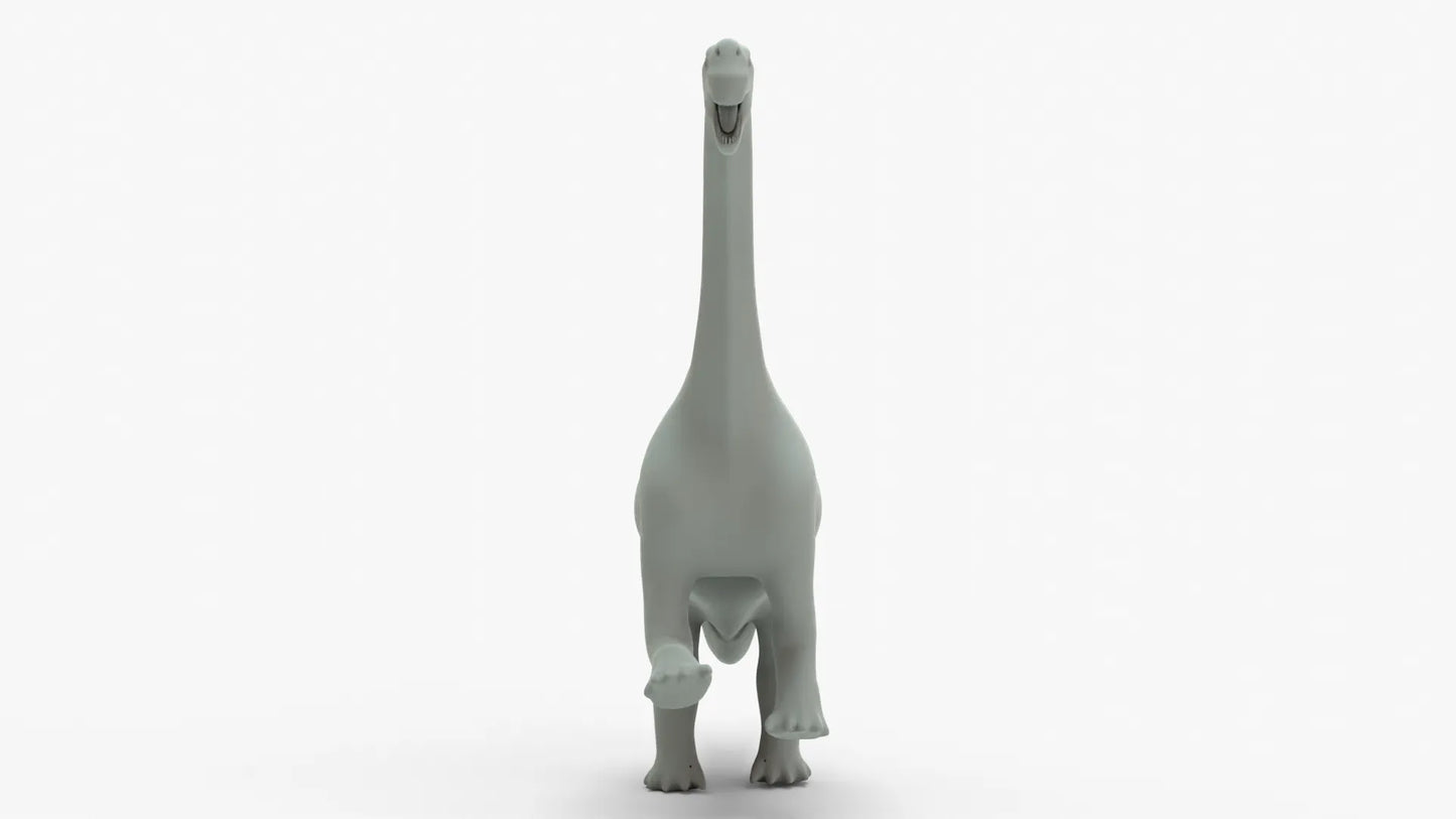 Camarasaurus 3D Model Rigged Basemesh