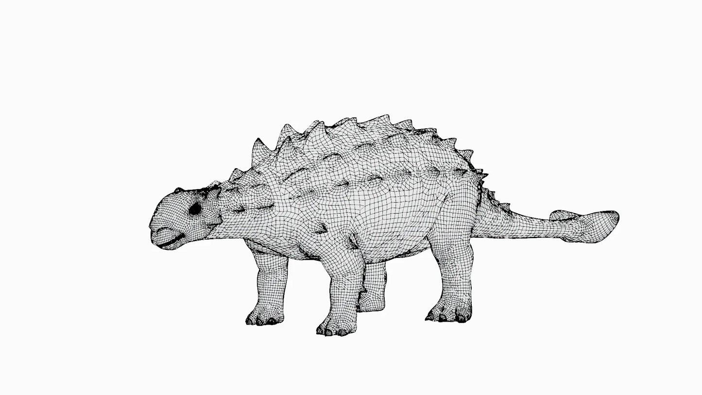 Euoplocephalus Basemesh 3D Model Free Download