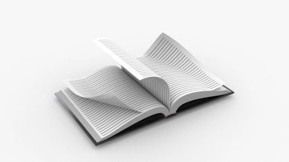 Hardcover Book Rigged & Animated 3D Model