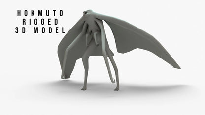 Hokmuto Rigged Basemesh 3D Model