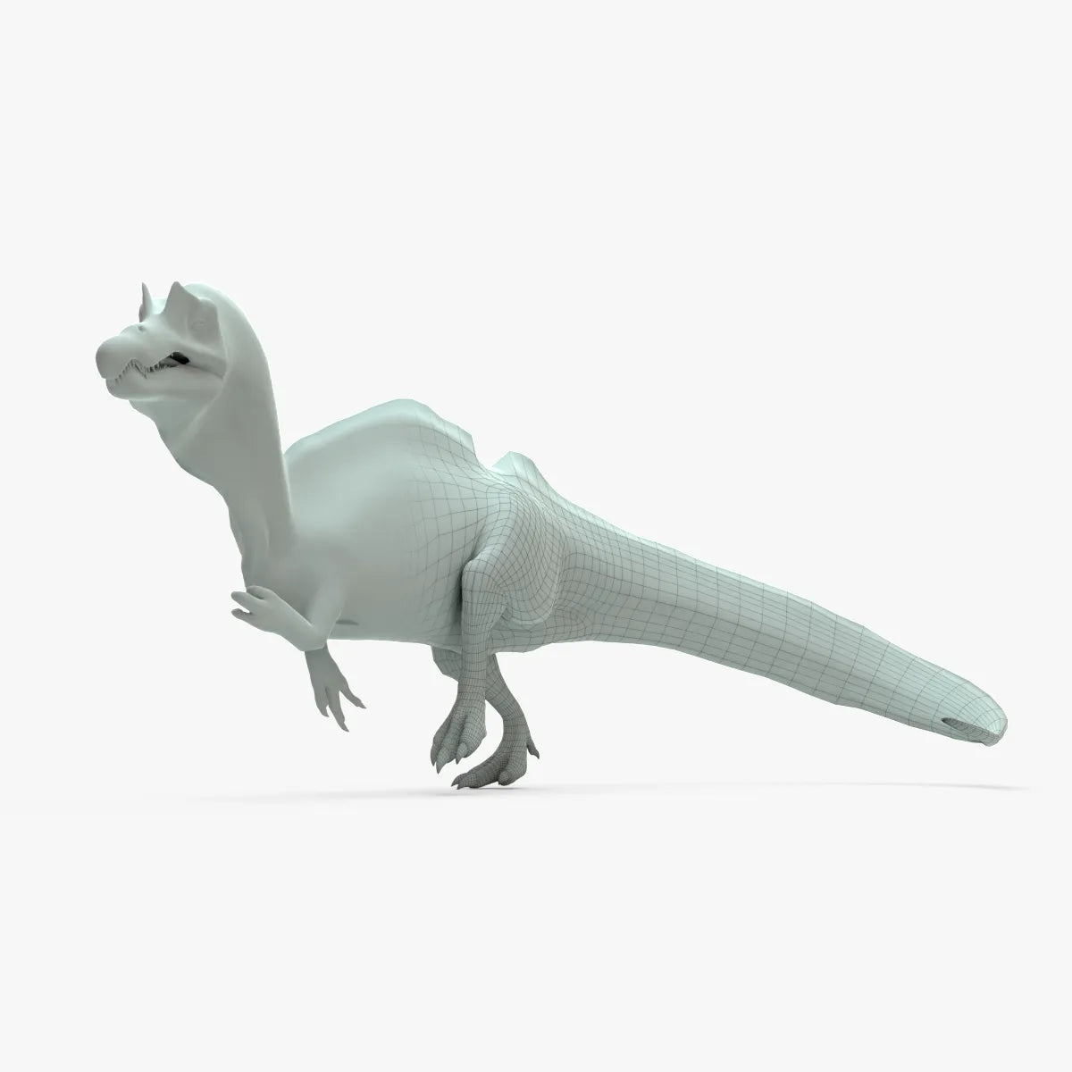 Ichthyovenator Rigged Basemesh 3D Model