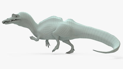 Ichthyovenator Rigged Basemesh 3D Model