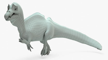 Ichthyovenator Rigged Basemesh 3D Model