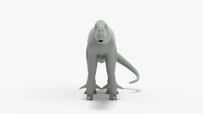 Iguanodon 3D Model Rigged Basemesh