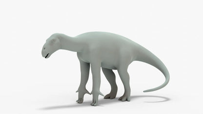 Iguanodon 3D Model Rigged Basemesh