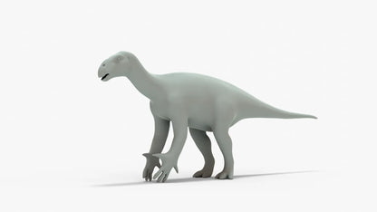 Iguanodon 3D Model Rigged Basemesh