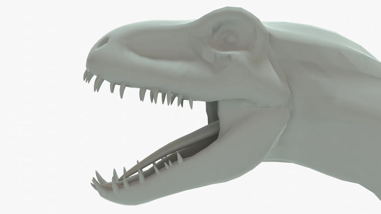 Indoraptor 3D Model Rigged Basemesh