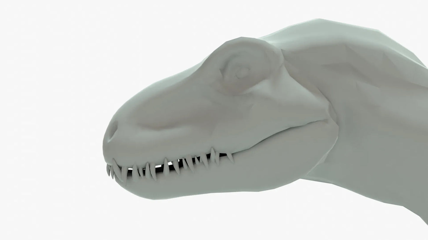 Indoraptor 3D Model Rigged Basemesh