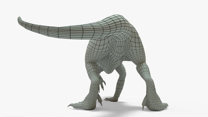 Indoraptor 3D Model Rigged Basemesh