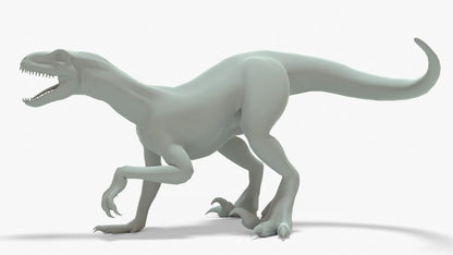 Indoraptor 3D Model Rigged Basemesh