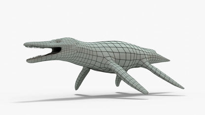 Kronosaurus Rigged Basemesh 3D Model