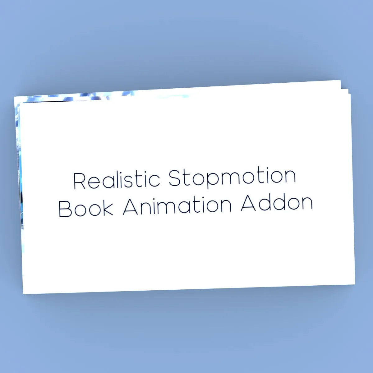 Realistic Stopmotion Book Animation Addon for Blender 4.0