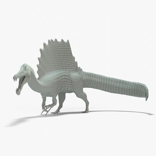 Spinosaurus Rigged Basemesh 3D Model