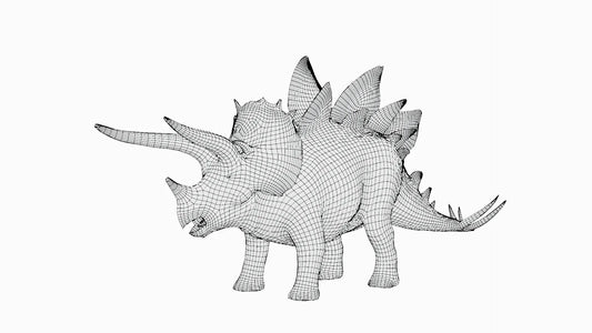 Stegoceratops Basemesh 3D Model Free Download