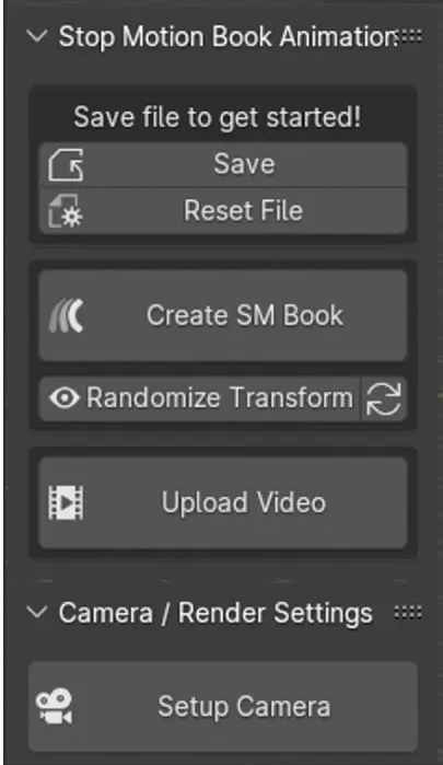 Stopmotion Book Animation Addon for Blender 4.0 | SM Book Addon