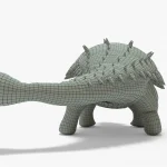 Ankylosaurus Rigged Basemesh(11)