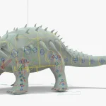 Ankylosaurus Rigged Basemesh(16)