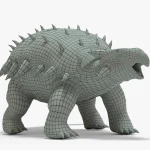 Ankylosaurus Rigged Basemesh(3)