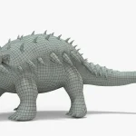 Ankylosaurus Rigged Basemesh(7)