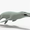 Kronosaurus Rigged Basemesh 3D Model 3D Model Creature Guard 35