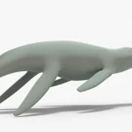 Kronosaurus Rigged Basemesh(15)