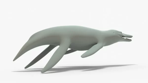 Kronosaurus Rigged Basemesh 3D Model 3D Model Creature Guard 14