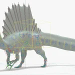 Spinosaurus Rigged Basemesh(17)