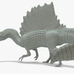 Spinosaurus Rigged Basemesh(7)