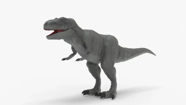 Black T-Rex 3D Model | Tyrannosaurus Rex Realistic 3D Model Creature Guard 3