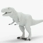 Black trex 3d model(10)